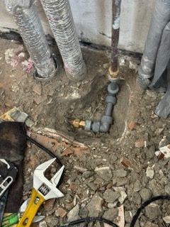 벽 아래 배관 노출 후 교체 공사일지 23