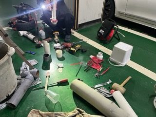 지하주차장 천장 배관 교체 공사일지 65